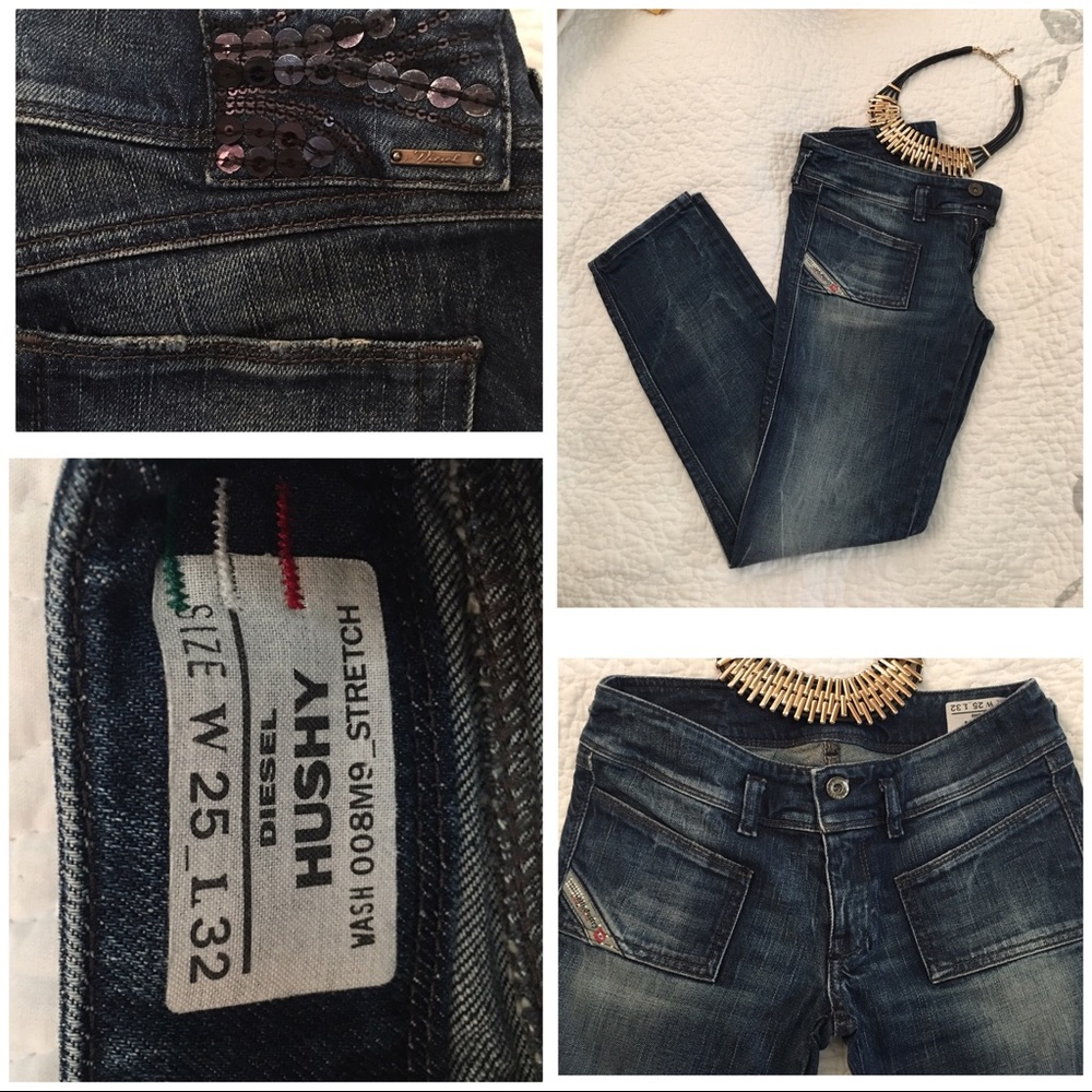 Diesel Jeans tailored for 5'1" in height